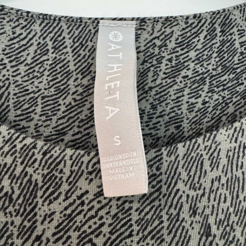 Athleta Santorini Thera Printed Dress in Mojave Laurel Olive - Picture 3 of 7